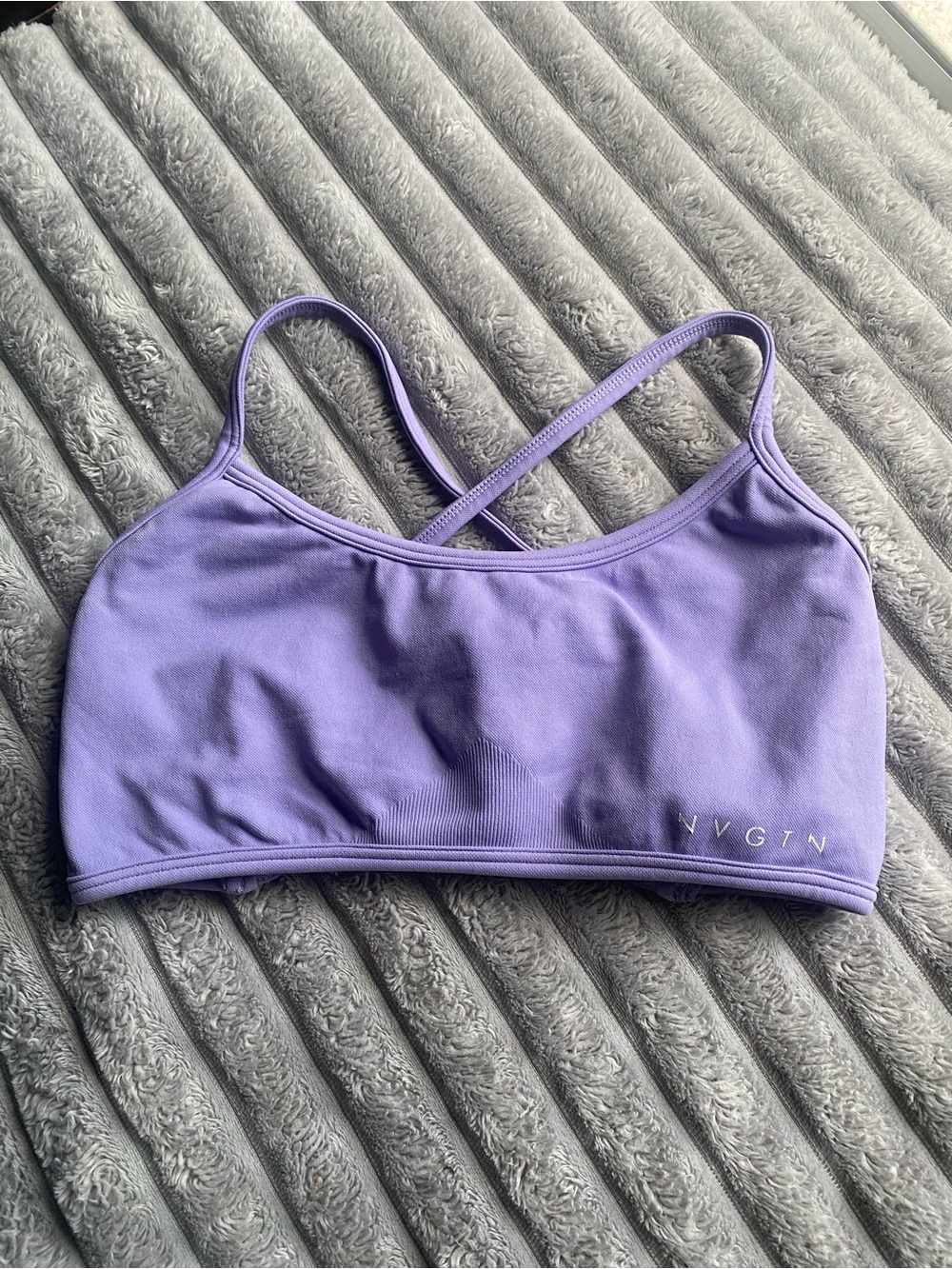 NVGTN Lavender Cross-Back Sports Bralette